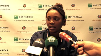 Roland-Garros 2022 - Tessah Andrianjafitrimo : "Mon conseil pour Léolia Jeanjean contre Pliskova, c'est d'y croire !"
