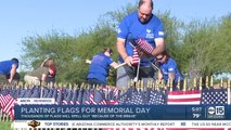University of Phoenix honoring fallen military members with annual flag display