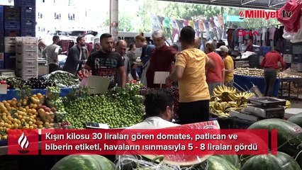 Hava ısındı, sebze meyvenin fiyatı düştü
