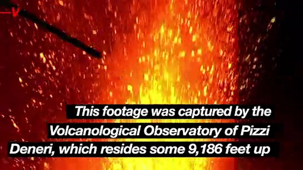 Must See! Mt. Etna Erupts Once Again, Sending G...