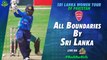 All Boundaries By Sri Lanka | Pakistan Women vs Sri Lanka Women | 1st T20I 2022 | PCB | MA2T