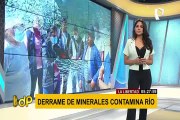 La Libertad: río de comunidad de Retamas se contaminó tras derrame por fuga de minerales