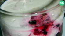 Panna cotta aux fruits rouges