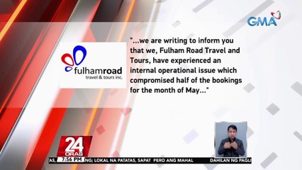 Travel agency na inirereklamo dahil sa mga nabulilyasong biyahe pa-Boracay, humingi ng paumanhin sa mga apektadong customer | 24 Oras