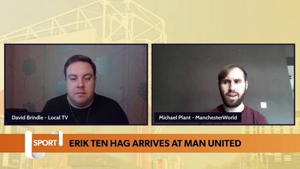 Erik ten Hag arrives at Manchester United