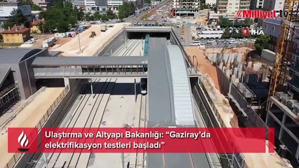 Gaziray Projesi'nin yüzde 85'i tamamlandı