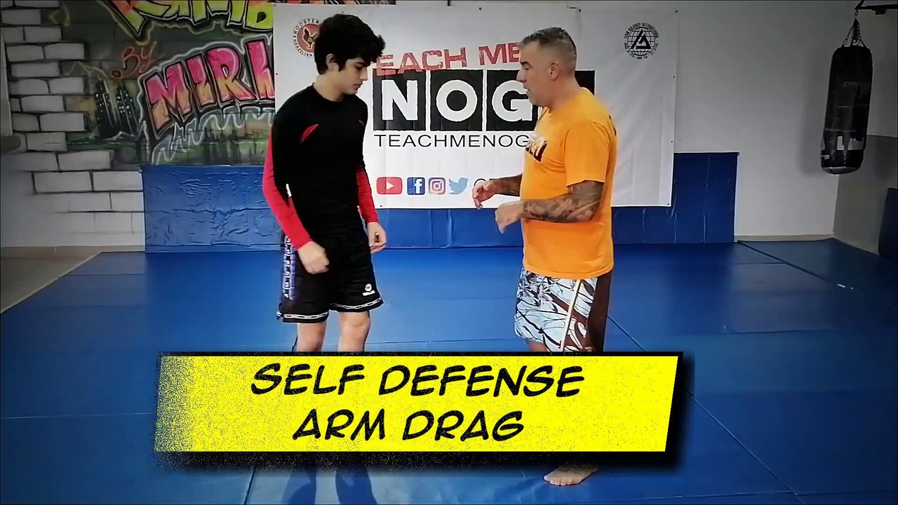 self defense arm drag video Dailymotion