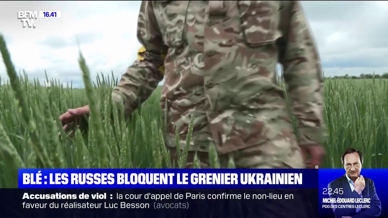 Les exportations de blé ukrainien bloquées par l'armée russe