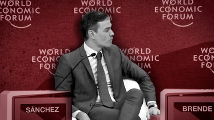 El presidente del Foro de Davos, a Sánchez: "¿Cuál es la receta del éxito del reinicio de la economía española?"