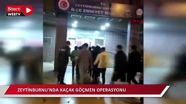 Zeytinburnu'nda kaçak göçmen operasyonu: 54 kişi yakalandı