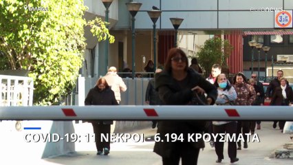Ελλάδα: 11 νεκροί και 6.194 κρούσματα κορονοϊού