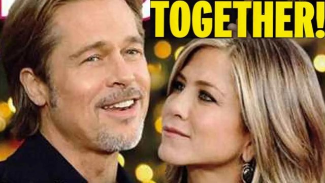 Brad Pitt And Jennifer Aniston Can't Keep Their Hand