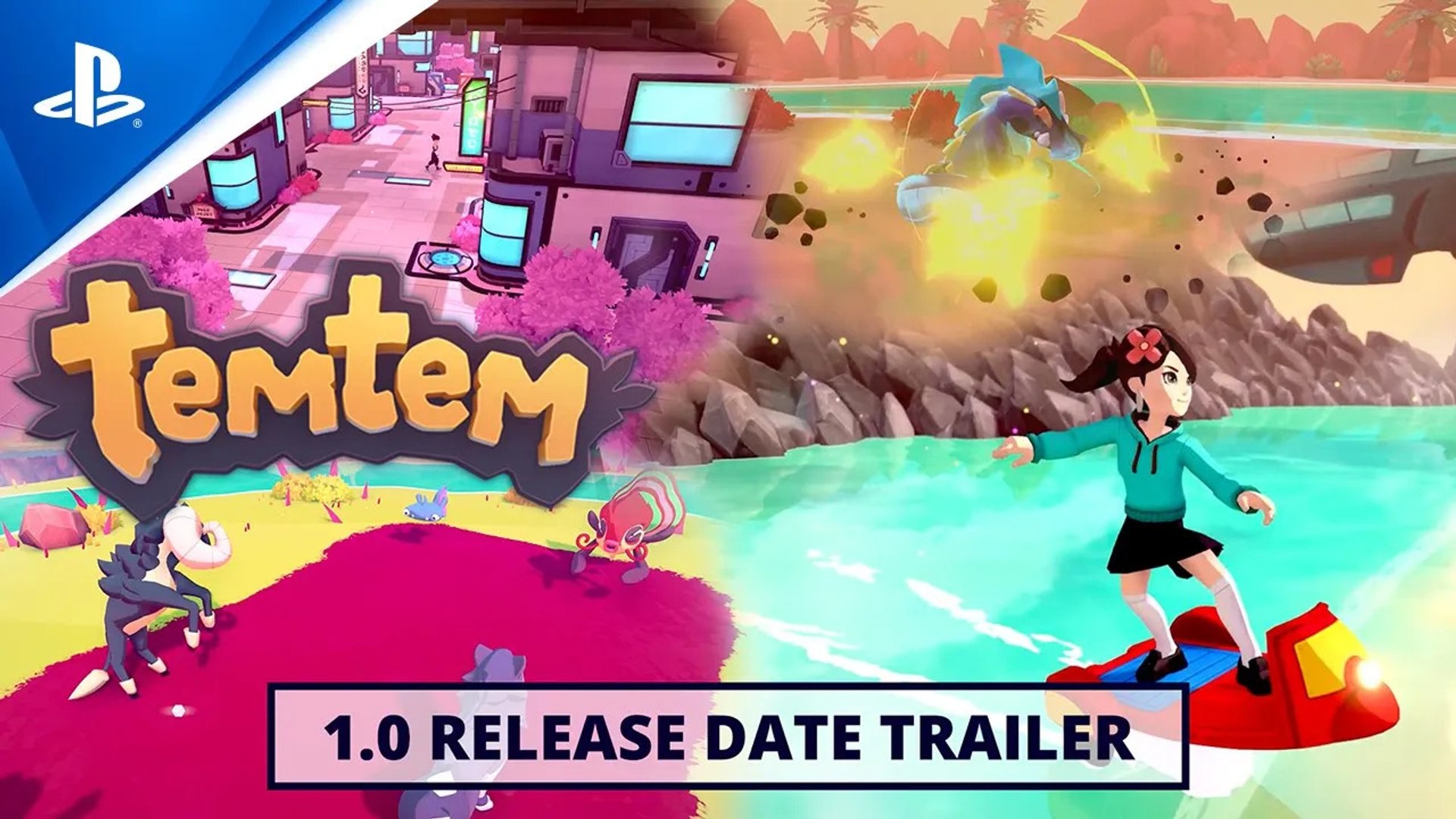 ⁣Temtem - 1.0 Release Date Trailer | PS5 Games