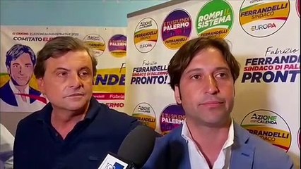 Download Video: Calenda a Palermo per sostenere Ferrandelli: 