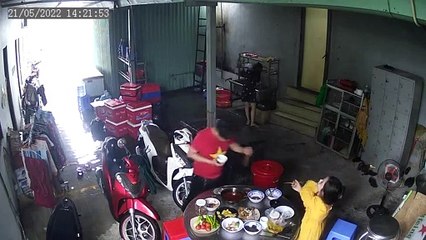 Rain Build-up Causes Roof to Collapse During Dinner