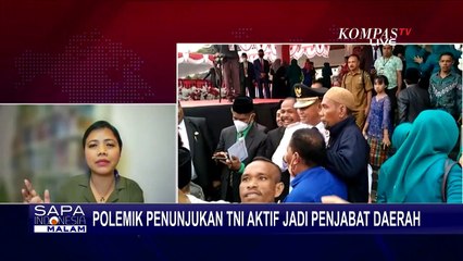 下载视频: Penunjukan Anggota TNI Aktif Jadi Kepala Daerah Tuai Pro Kontra