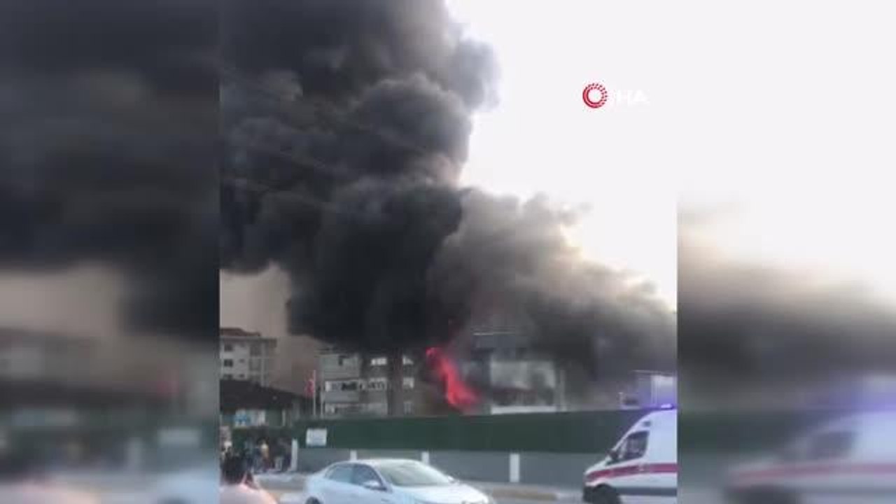 Sultanbeyli�de bir mobilya fabrikası alevlere teslim oldu Dailymotion