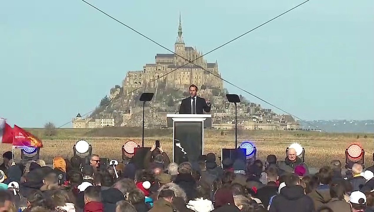 Discours de Nicolas Bay au meeting au Mont-Saint-Michel.