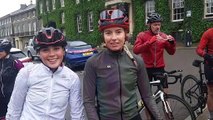 CAMS Basso riders Beth Morrow and Katie Scott speak about participating in The Women's Tour Media Ride