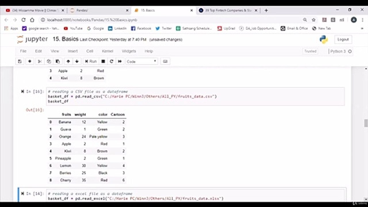 004 Playing with Dataframes PANDAS LIBRARY TUTORIAL PYTHON DATA SCIENCE