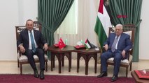 Çavuşoğlu, Filistin Devlet Başkanı Abbas ile görüştü
