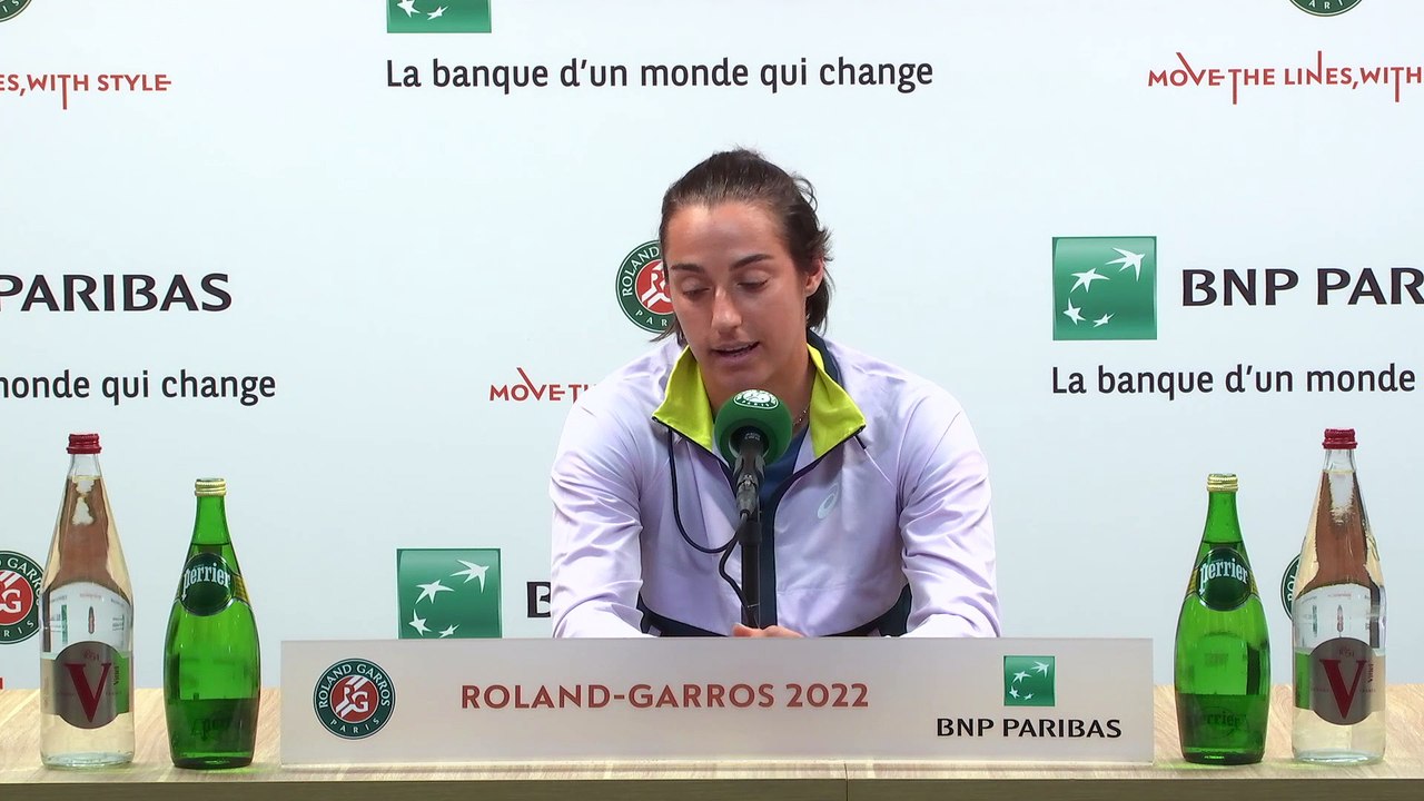 Roland-Garros 2022 - Caroline Garcia : "Cela fait 8 semaines ! Évidemment, j'avais un peu d'appréhension, même si la dernière semaine de préparation d'entraînement s'est bien passée"