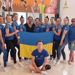 L’équipe de gymnastique d’Ukraine s’entraîne à Aix-les-Bains