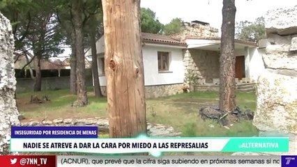 Inseguridad y pánico por una residencia de menas