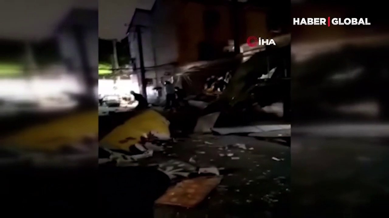 Çin'de bir iş yerinde patlama! Çok sayıda ev ve...