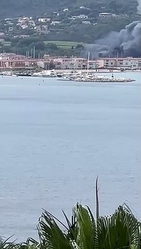 Un incendie se déclare au camping Les Prairies de la mer à Grimaud