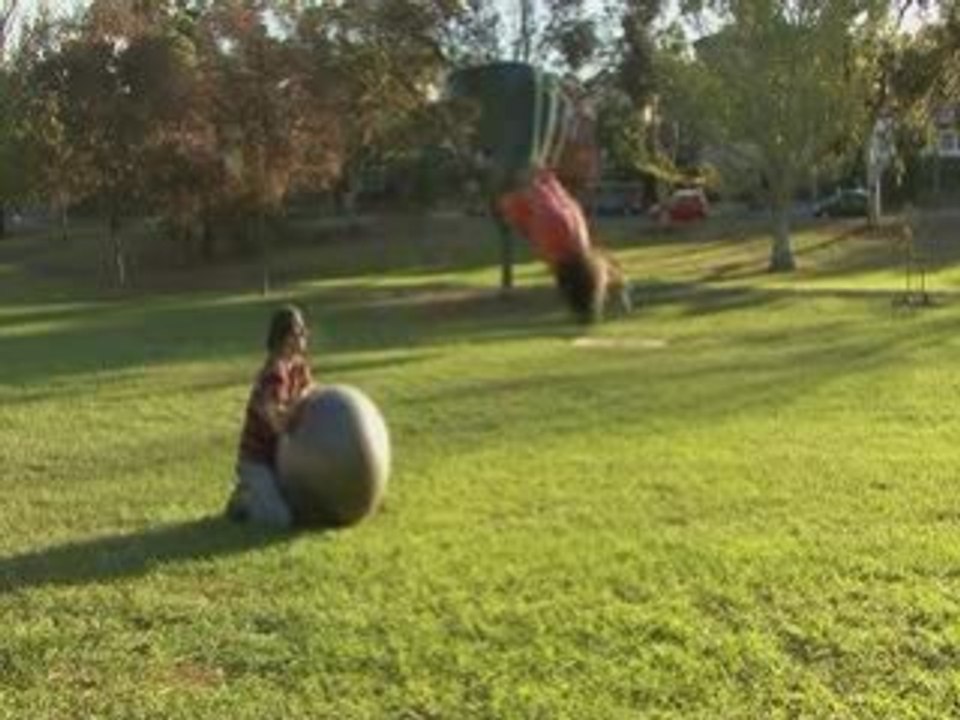 Combat de ballons géants