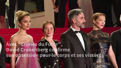Cannes: "J'espère commettre quelques autres crimes cinématographiques" (David Cronenberg)