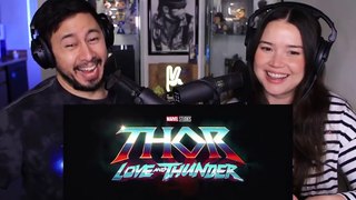 THOR LOVE AND THUNDER Official Trailer REACTION - Marvel Studios - Chris Hemsworth, Taika Waititi