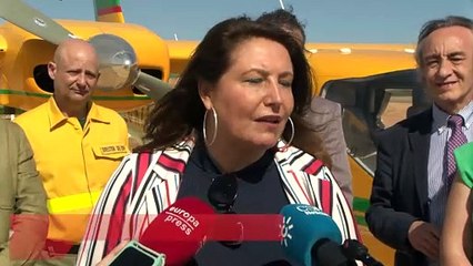 Crespo resalta "la encomiable labor" del Infoca en la lucha contra el fuego