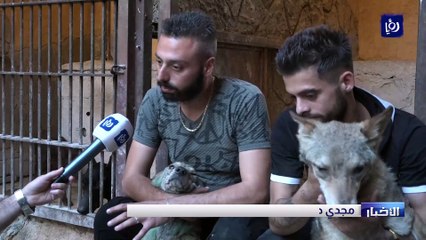سامر الحمصي.. سوري يربي حيوانات مفترسة في مزرعته