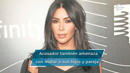Kim Kardashian y acosador que amenaza con matarla