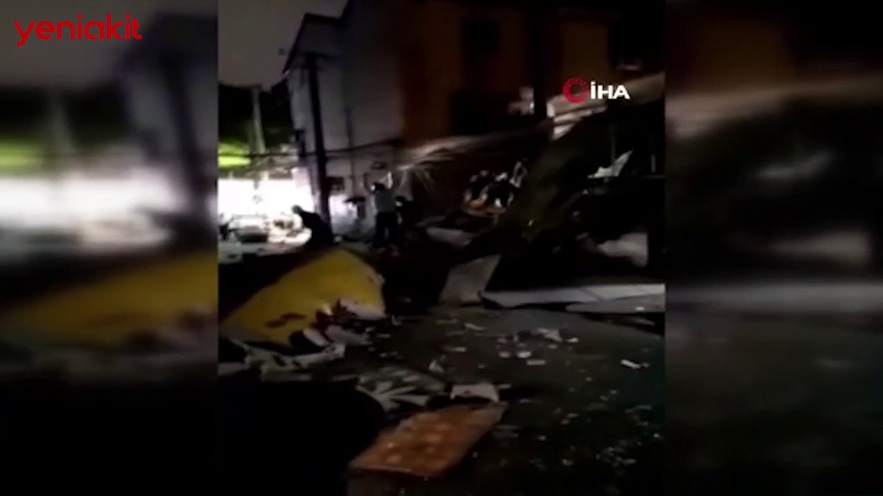 Çin’de korkunç patlama! Çok sayıda ev ve işyeri çöktü