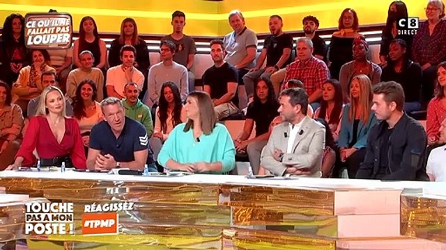 Anne-Elisabeth Lemoine prise d'un fou rire au moment d'annoncer le congé maternité d'Emilie Tran Nguyen