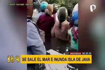 Indonesia: isla de Java se inunda por olas de hasta tres metros de altura