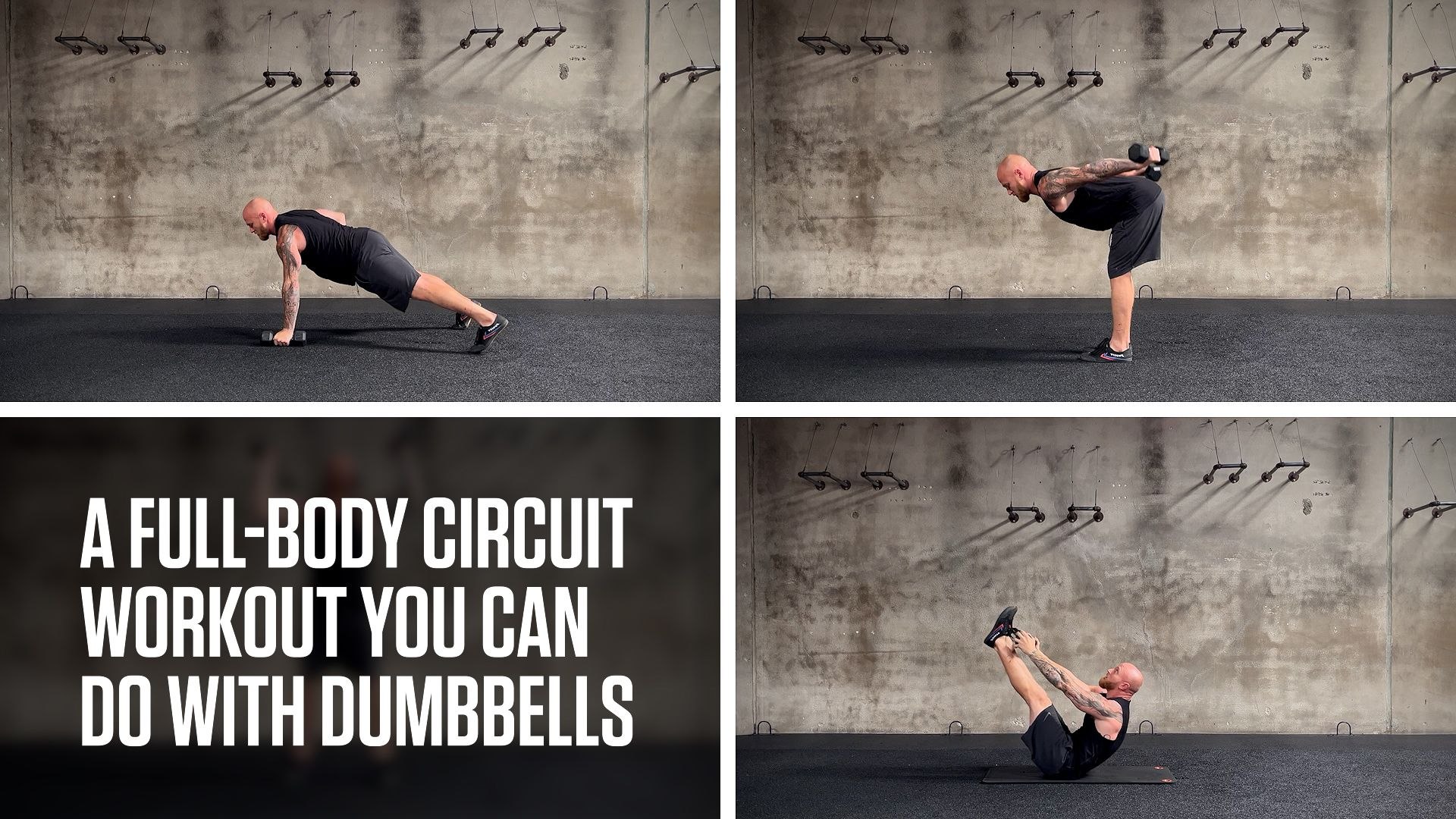 A Full-Body Circuit Workout You Can Do With Dumbbells - video
