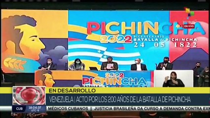 El Presidente Nicolás Maduro participa en acto por el Bicentenario de la Batalla de Pichincha