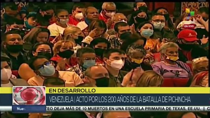 Download Video: Pdte. Nicolás Maduro reconoció cobertura de teleSUR en coloquio por Batalla de Pichincha