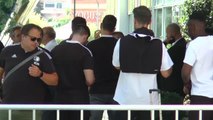 UEFA Avrupa Konferans Ligi finali için takımlar Tiran'a geldi