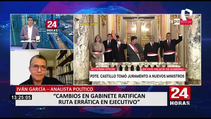 Iván García sobre nuevos ministros: "El cambio que más preocupa es el de Desarrollo Agrario"