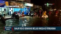 Banjir Rob Meluasdi Pesisir Utara Jawa, Tempat Usaha Warga Hingga Pengiriman Logistik Terganggu!