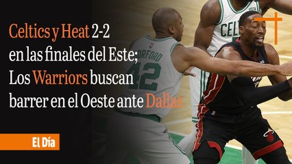 Celtics y Heat 2-2 en las finales del Este; Los Warriors buscan barrer la serie ante Dallas