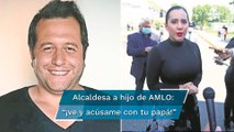 Hijo de AMLO critica con meme política de rótulos de Sandra Cuevas, alcaldesa de la Cuauhtémoc