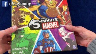 Unboxing 5-Minute Marvel Card Game