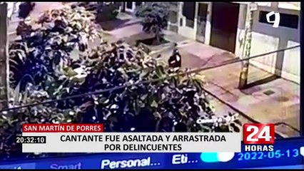 SMP: Cantante folclórica terminó con serias lesiones tras sufrir robo