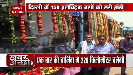 Delhi News: दिल्ली में 150 इलेक्ट्रिक बसों को हरी झंडी